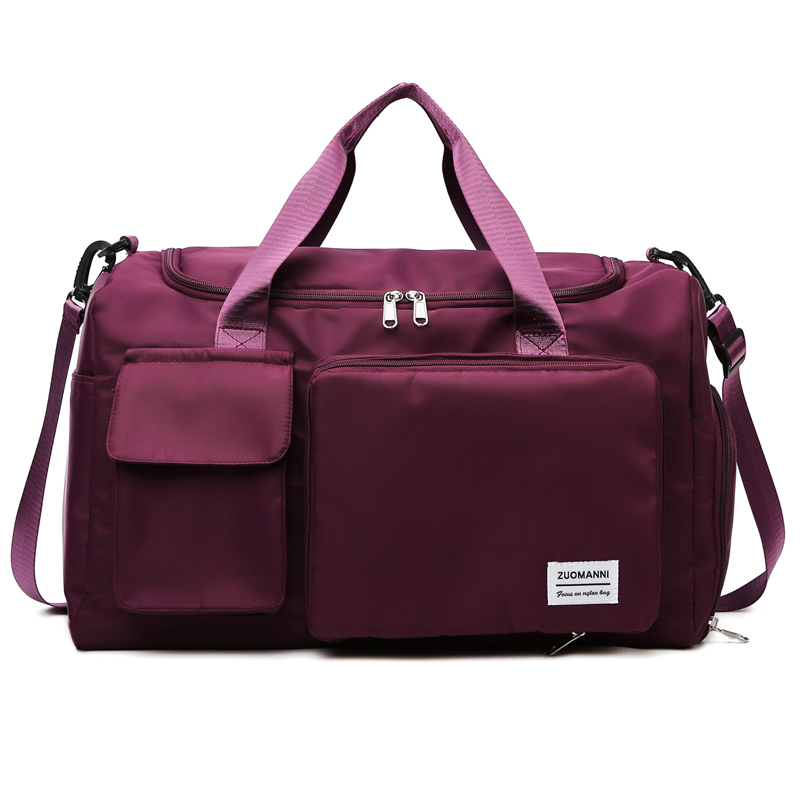 Handbagage Reistas Weekender-plunjezakken met grote capaciteit en schoenencompartiment Sport-fitnesstassen voor dames 2024: Lavendel