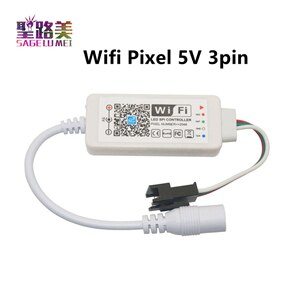 Magic Home DC5V 12V 24V Bluetooth controlador WiFi inalámbrico, RGB/RGBW IR RF LED Controller para 5050 WS2811 WS2812B Pixel led strip