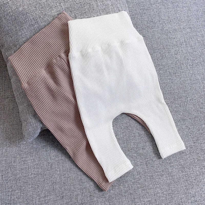 0-36M Baby Meisje & Jongen Leggings Kinderen Katoen Solide Kleur Regelmatige Mid Elasic Taille Leuke Broek