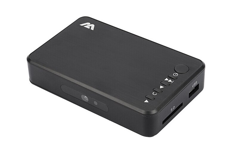 Reproductor multimedia portátil Full HD compatible con tarjeta SD VGA 1080P, unidad Flash USB, reproducción automática, MP3, MP4, HDD