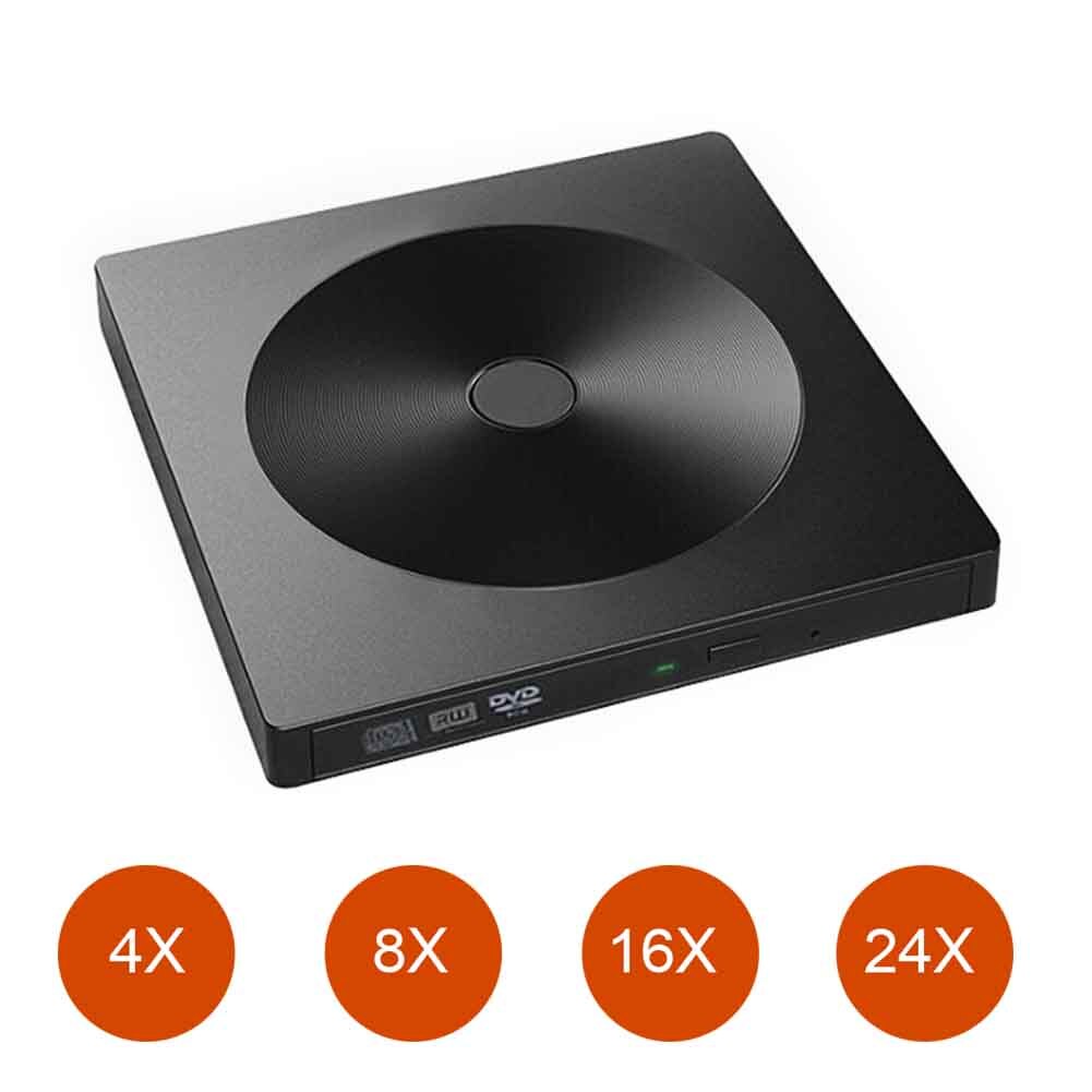 Home Disc Playback DVD Burner Writer Computer PC USB3.0 Drive Free Plug And Play
