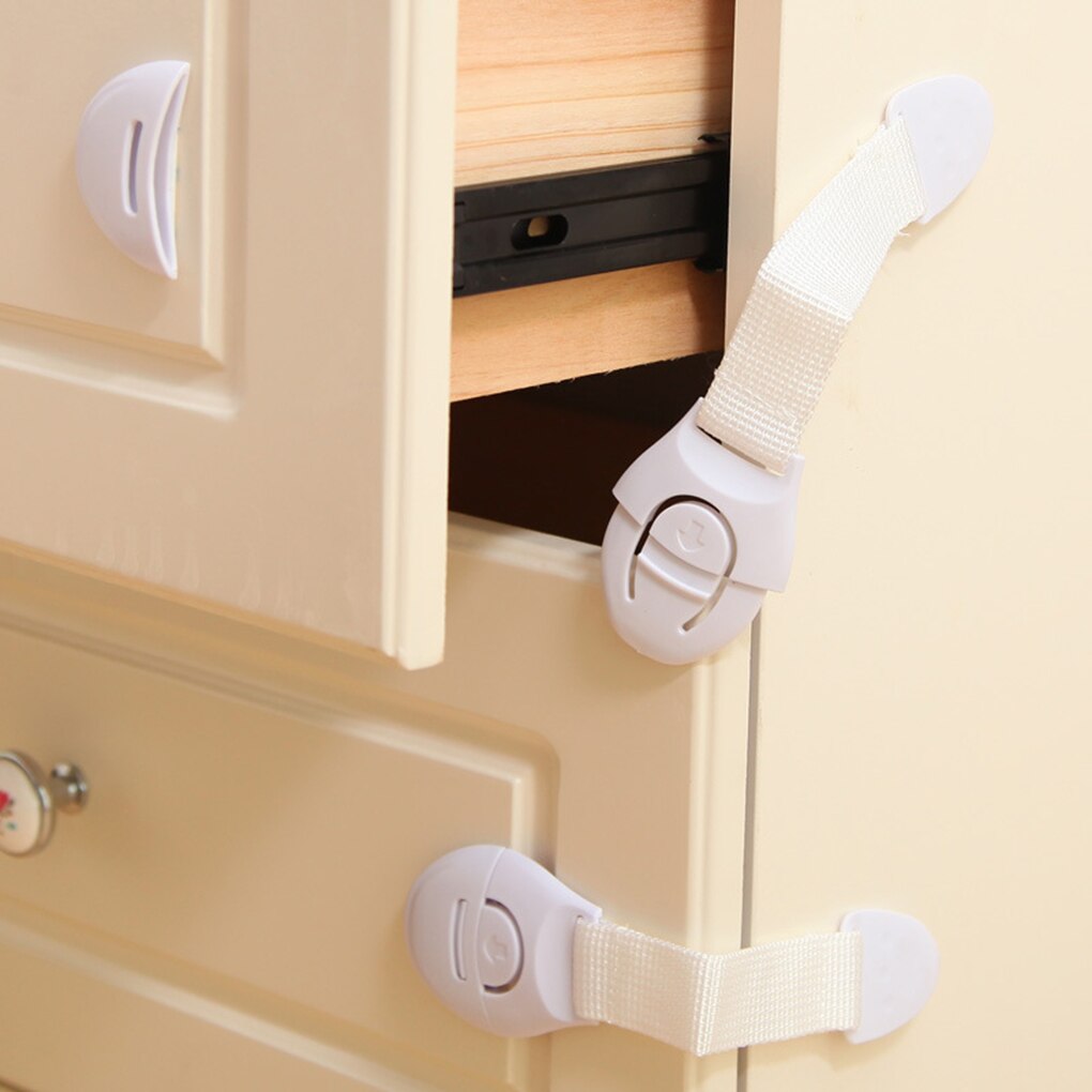 2 uds. Cerraduras de seguridad para niños y bebés, cerradura de protección de seguridad para niños, cerradura para armario, nevera, ventana, armario para niños pequeños