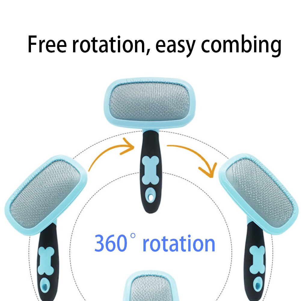 Pet Hair Trimmer Comb Dog Cat Grooming Supply Brush Slicker Tool Multi-function Pet Dog Practical Needle Comb