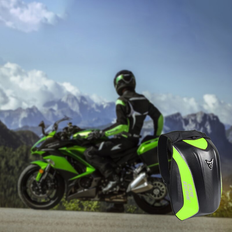 Motorrad Reiten Rucksack Für Yamaha Rennen Team Wasserdichte Kohlenstoff Fiber schwer Hülse Motorrad Tasche Moto-Cross Gepäck Rucksack