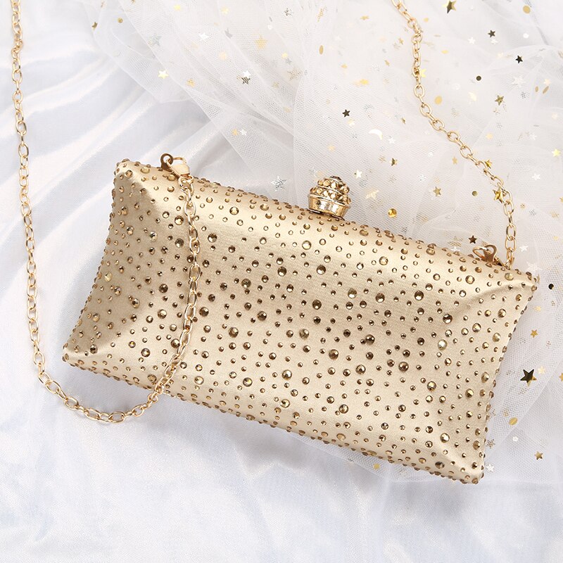 Clutch Bags for Women Wedding Green Clutch Purses and Handbags with Rhinestone Gold Shoulder Bag Ladies Evening Bag ZD1300