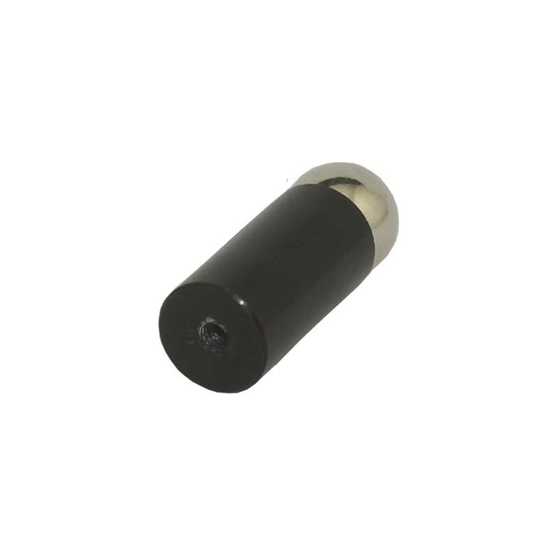 Kd310b stålkugler med  m3 skruehuller sort epoxy aluminium stang ende med gevind hul universal fleksibel magnetisk forbindelse