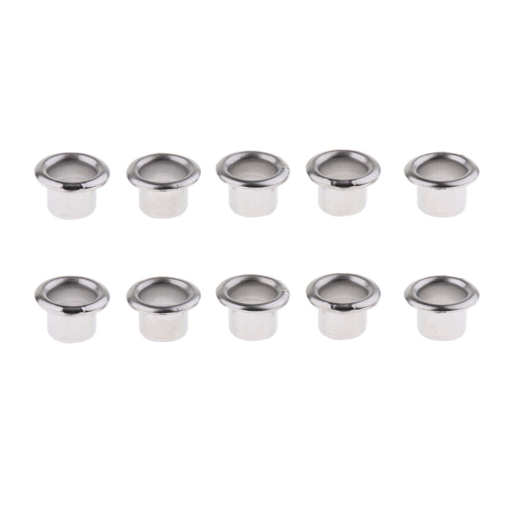 10x Badge Grommet Style Drum Air Vents 10 X 8mm Percussion Instrument Parts