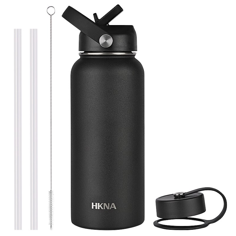 Qilmy 20oz Stainless Steel Water Bottle With Straw Lid - Double Wall Vacuum Insulated, Copper-Enhanced, Leakproof (304 Food Grade) - View #9