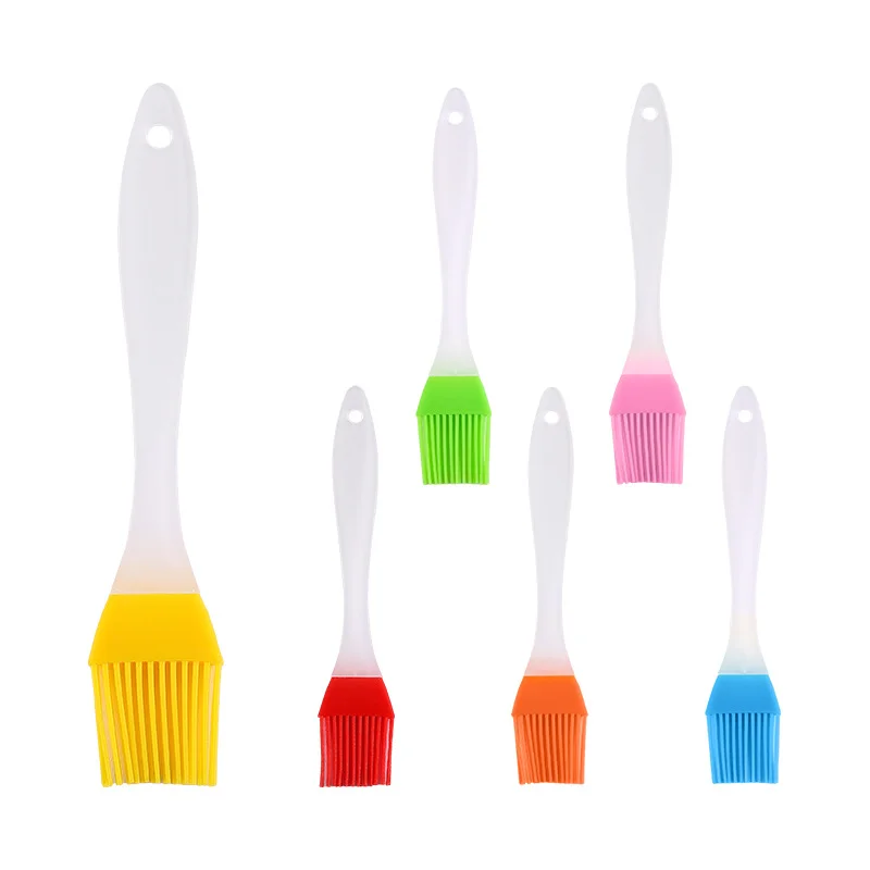 Silicone BBQ Brush BPA Free Basting Pastry Brush with Stainless Steel Handle Barbecue Turkey Oil Brush for Grilling