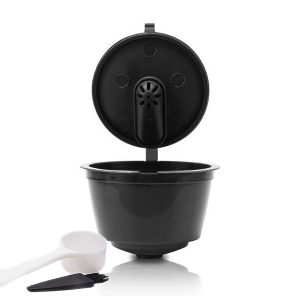 3rd återanvändbara dolce gusto kaffekapslar för kaffe dolcegusto nescafe-maskin återanvändbara dulce gusto kaffefilter: 1 st svart