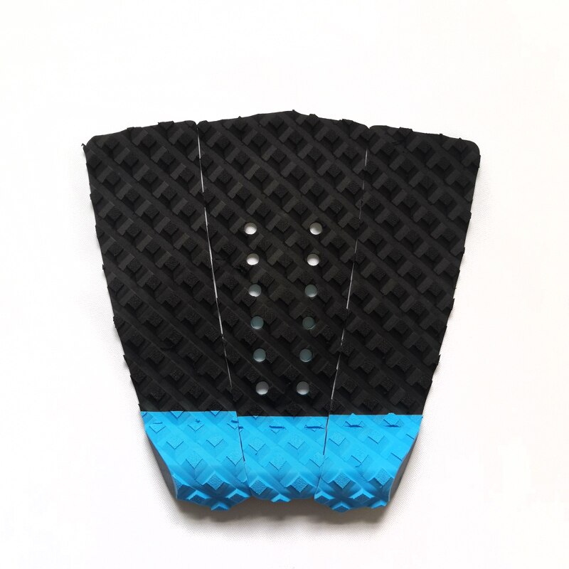 Best Surfboard Traction Pad 3M9786 Glue Surf Pad EVA Foam Deck Pad Tail Pad windsurf Skimboard: Blue black