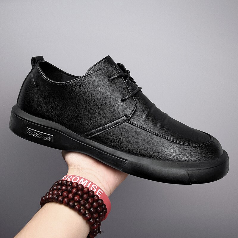 Afslappet forretning sko lærred sko mænd sneakers ung mand sej sneakers casual mænd vulkaniser sko sort hvide sko