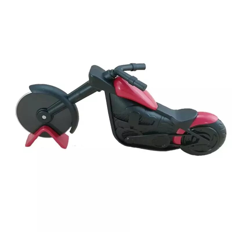 Stainless Steel Motorcycle Cutter Pizza Knife Cake Tools Pizza Wheels Scissors Ideal For Pizza Pies Waffles Kitchen Accessory