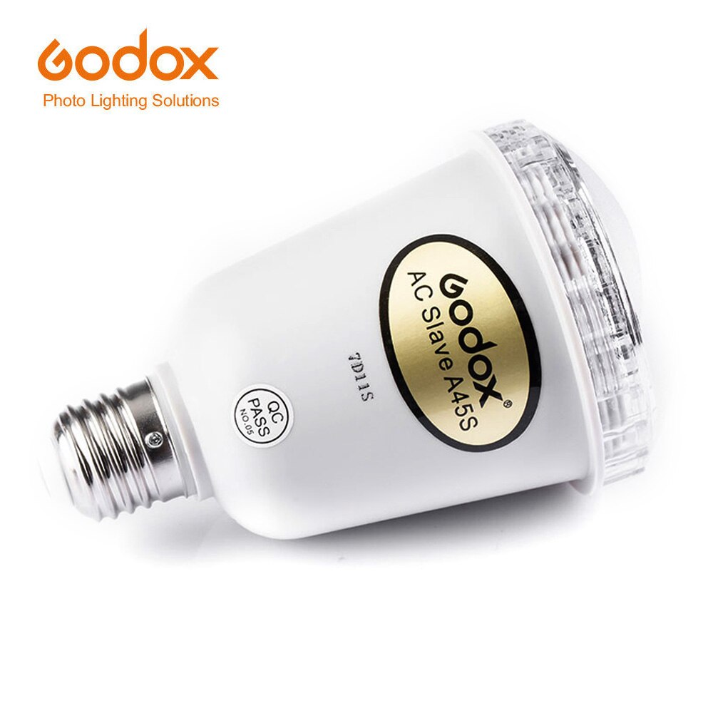 Godox  a45s fotostudie elektroniske blinklys fotostudie stroboskoplys ac slave blitzpære til  e27 220v