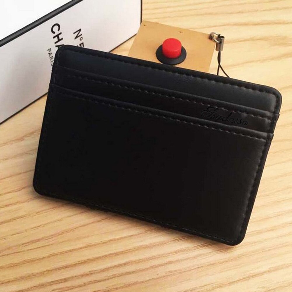 Kleine Mini Lederen Reizen Lederen Zaken Id Card Wallet Portemonnee Id Creditcardhouder Mannelijke Kleine Portemonnee Portefeuilles Portemonnee Case #4