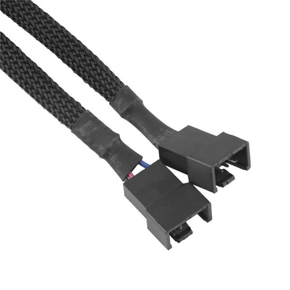 HIPERDEAL 1PC 4 Pin PWM Splitter Cable 4Pin PWM Female To 3/4 Pin PWM Adapter Cable For Computer CPU Case Fan Sleeved Adapter