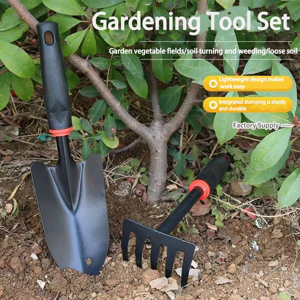 Pá de jardinagem, conjunto de quatro pás pequenas, ferramentas de jardinagem vegetal, ferramentas de jardinagem