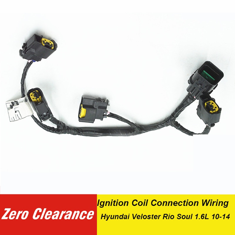 27350-2B000 Ignition Coil Wire Harness for Hyundai 10-14 Veloster Rio Soul 1.6L creta Elantra MD Accent 273502B000 27350 2B000