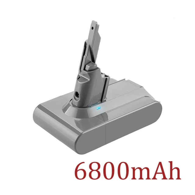 Dyson V7 battery 21.6V 12800mAh Li-lon Rechargeable Battery For Dyson V7 Battery Animal Pro Vacuum Cleaner Replacement: black