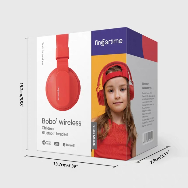 Blue/ Pink/ White Childrens Headset Kids Headphone 5.0 Stereo and Sound