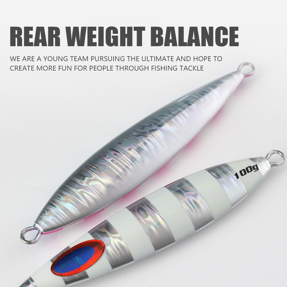 Jiggingpro 150G 200G Jigging Lokken Visgerei Trage Jig Zee Vissen Lokt Visaas Jigs