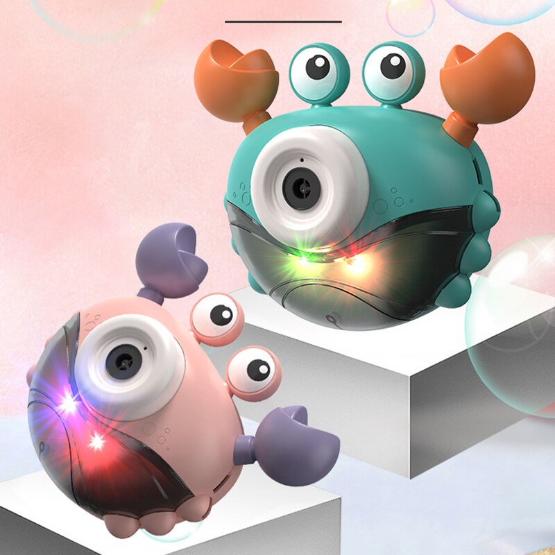 Krab Bad Speelgoed Bubble Bad Maker Voor De Bad Blaast Bellen Nummers Bubble Machine Peuter Kids Bad Speelgoed Camera Vorm J