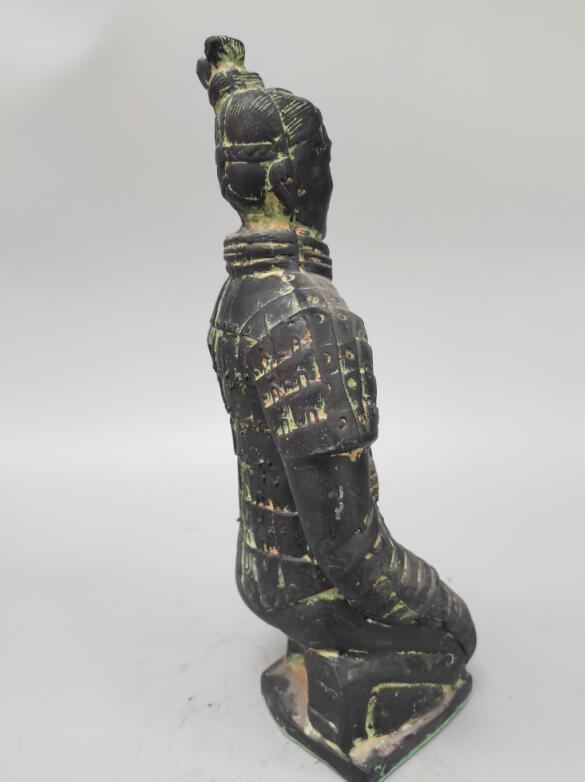 Chinese archaize Terra Cotta Krijgers soldier Brons ambachten standbeeld