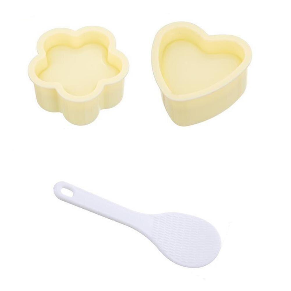 3PCS/Set DIY Sushi Mold Onigiri Rice Ball Food Press Triangular Sushi Maker Mold Japanese Home Kitchen Bento Accessories Tools: Default Title