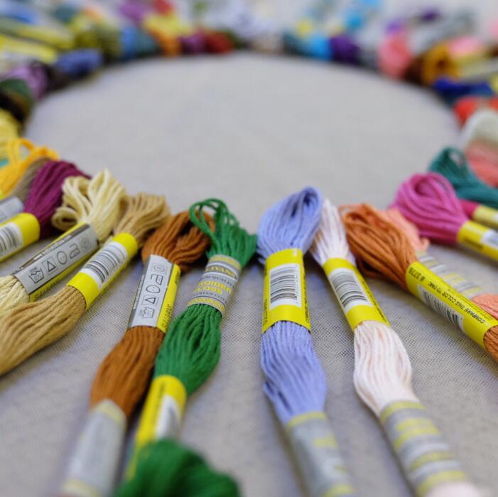 50 DMC colors 100% cotton floss embroidery thread cross stitch 8m 6strands skein similar dmc Double Mercerized SET B