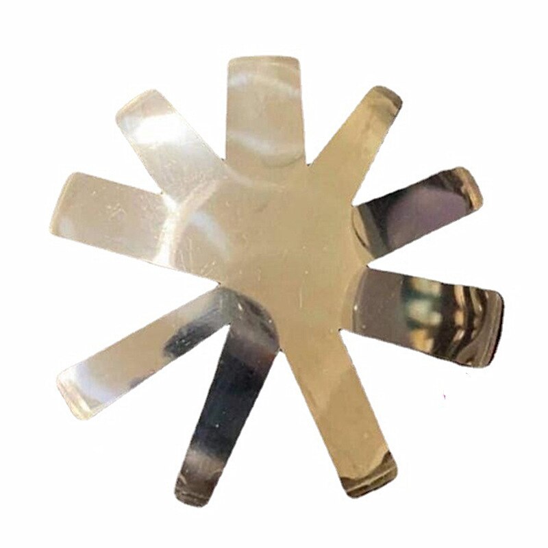 Silver/Gold Deep Oval 9 Size French Nails Cutter Easy Smile Line Almond Shape Tips C Curve Acrylic Nail Cutter Tool Kits D005(1): 3