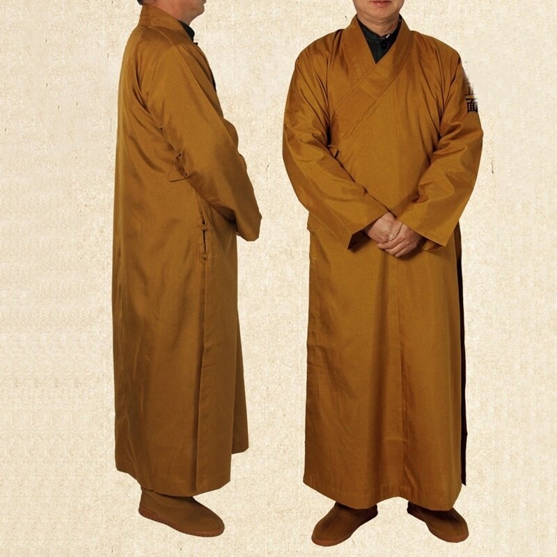 Buddhistiske munke klæder tøj kostume mandlig shaolin munk meditation tøj mala shaolin munke klæder tøj  ta513