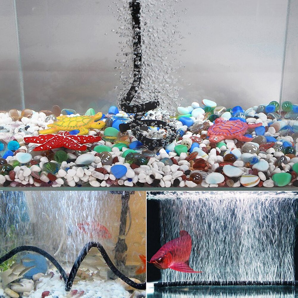 75/90/105cm Air Curtain Bubble Wall Diffuser Aerator for Aquarium Fish Tank Air Pump