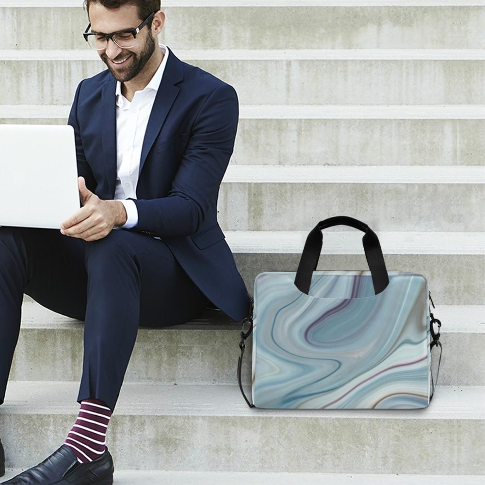 Laptop Shoulder Bag Laptop Sleeve Case 13 14 15 16 Inch For Notebook Computer Bag For MacBook Air 13 Marble Briefcase