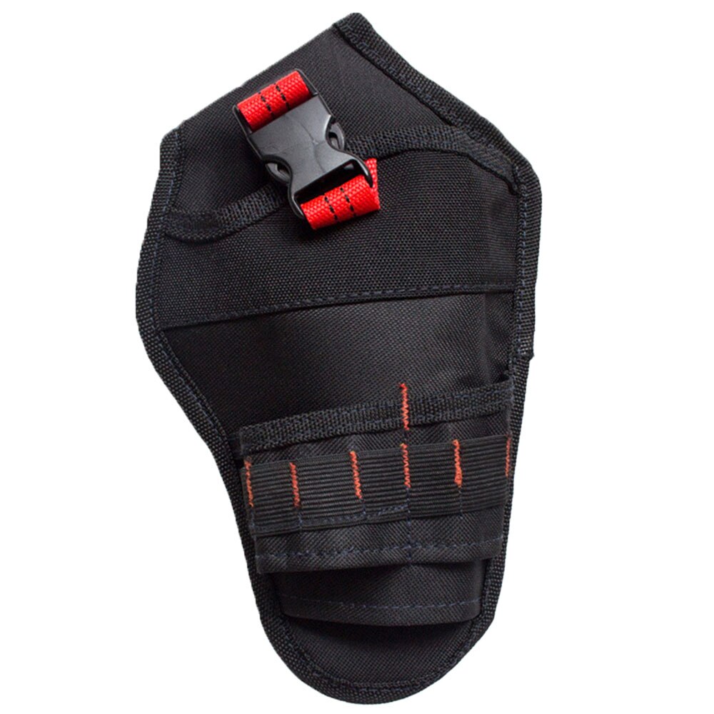 Bolsa de cintura y cinturón de brocas eléctricas, bolsa de almacenamiento de herramientas de electricista, funda de taladro de impacto, organizador de cintura de tela Oxford: CZ271