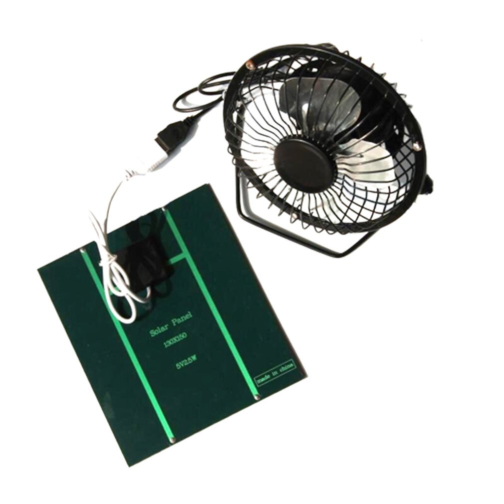Panel Fan Epoxy Solar Panels / Components Ultra-Quiet Comfortable Air Volume Mobile Power