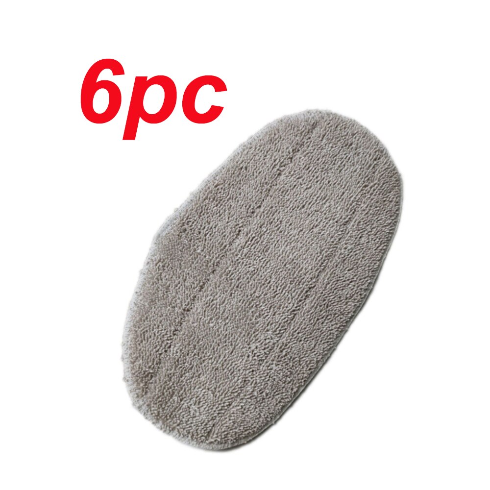 Steam Mop Cloth Microfiber Mop Head Accessories Mop Replacement Cloth for Leifheit Clean Tenso Steam Mop, 4/6/8PCS: 6PC