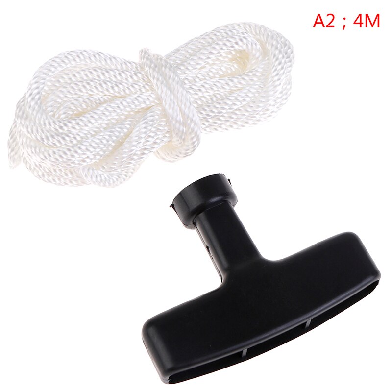 3/4/5m Universal Lawnmowers Pull Handle Starter Start Cord Line Rope Engine Petrol Handle Drawstring