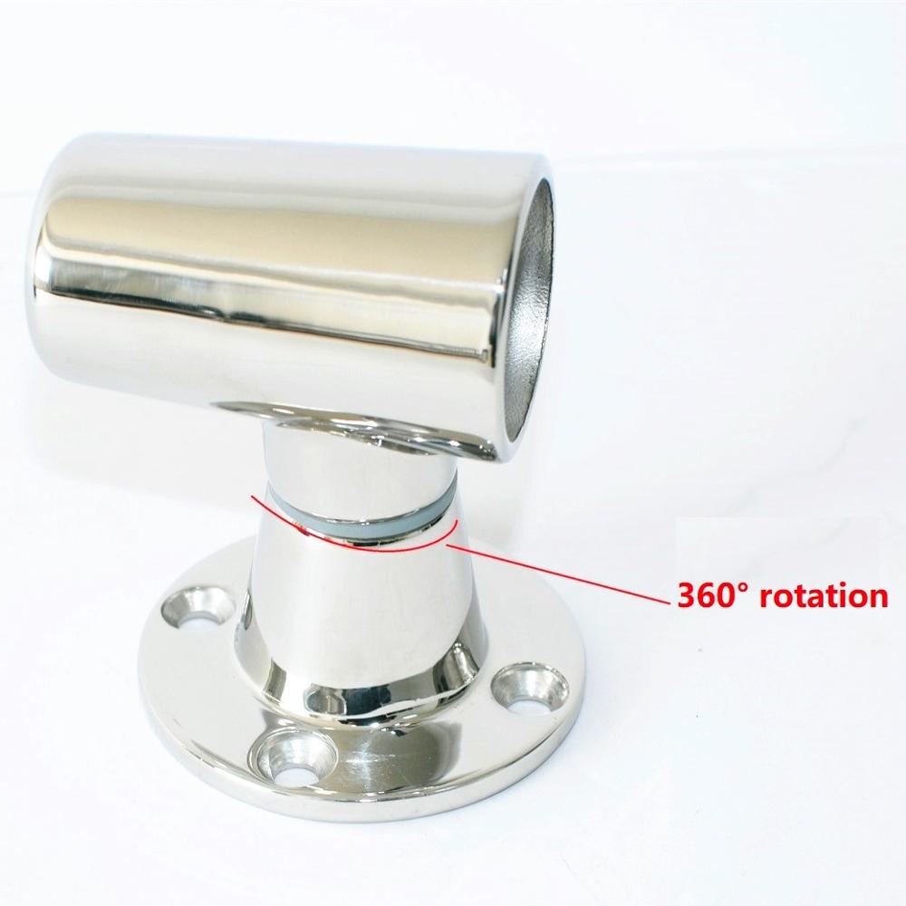 Stainless steel fishing rod holder for fishing chair 360-degree rotating rod holder