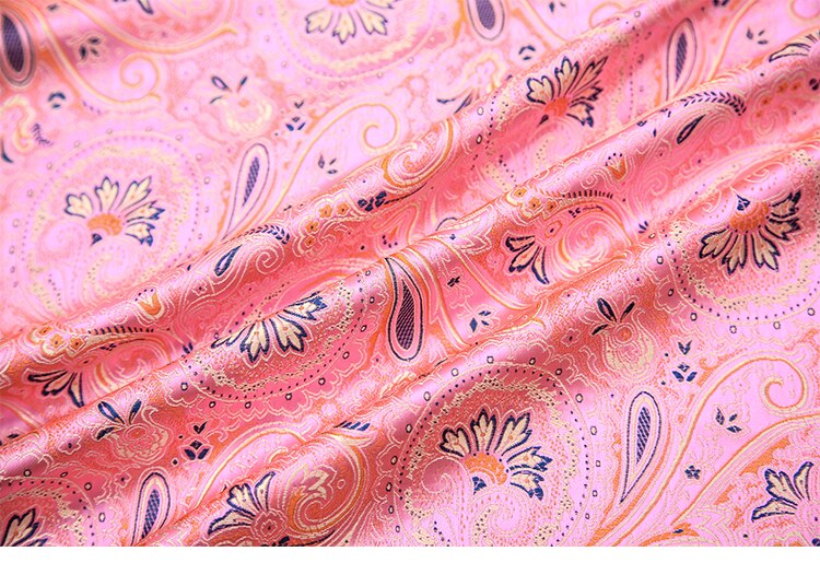 Amerikansk stil metallisk jacquard brokadestoff, silke nylon 3d jacquard stoff til frakkekjole bordduk dekorativt hjemmevev