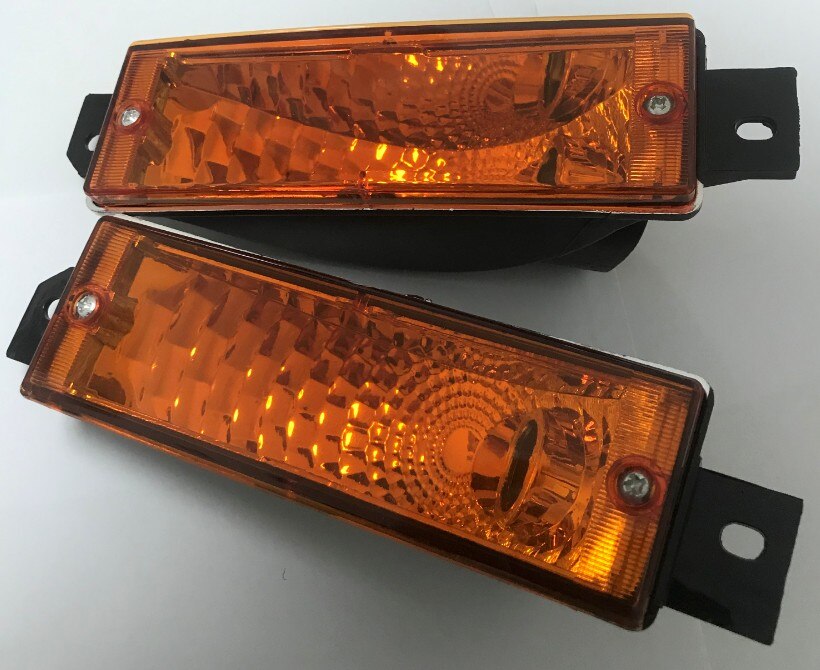 Phare OEM jaune pour BMW E30 M40 318i 320i 325i | 1 paire, pare-choc avant, clignotant, remplacement 1983-1991: UHE1-013D