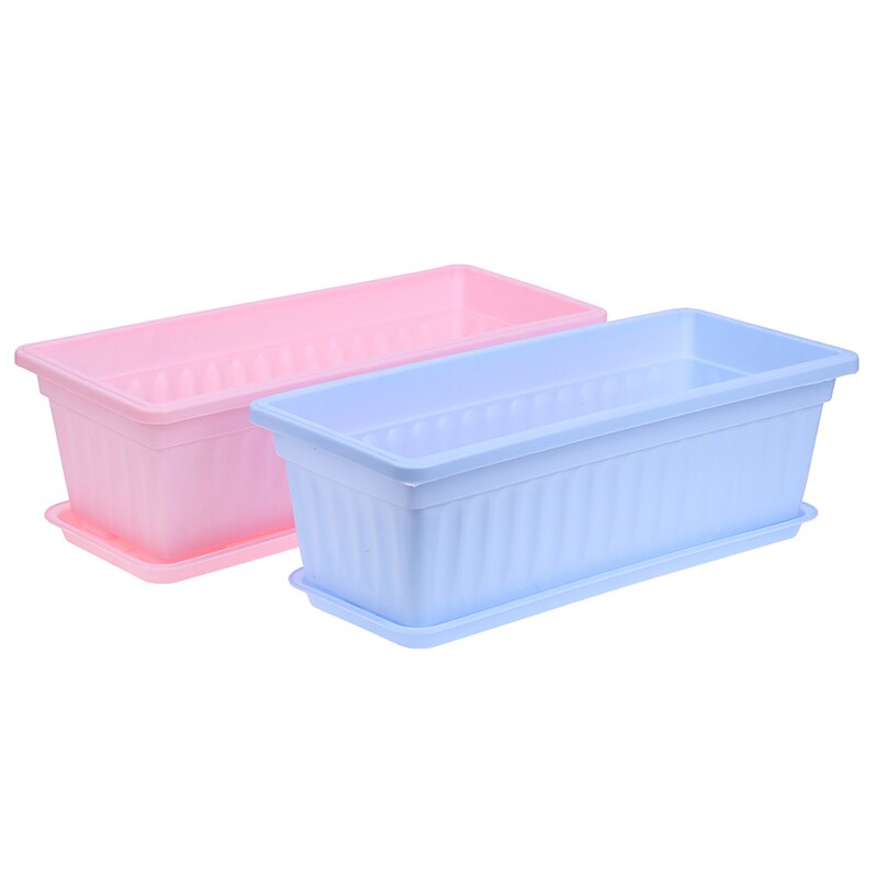 Flower Pots Planters Pot Trays Plastic Pots Large Square Pots For Succulent Plants