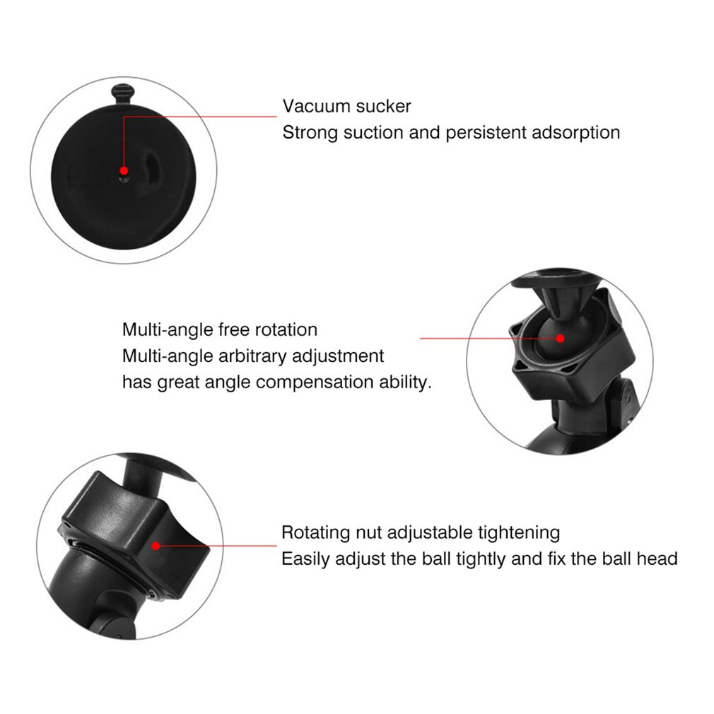 Universal Car Camera DV Tachograph Bracket Stand Cell Mobile Phone Mount Holder Stand Holder Mount