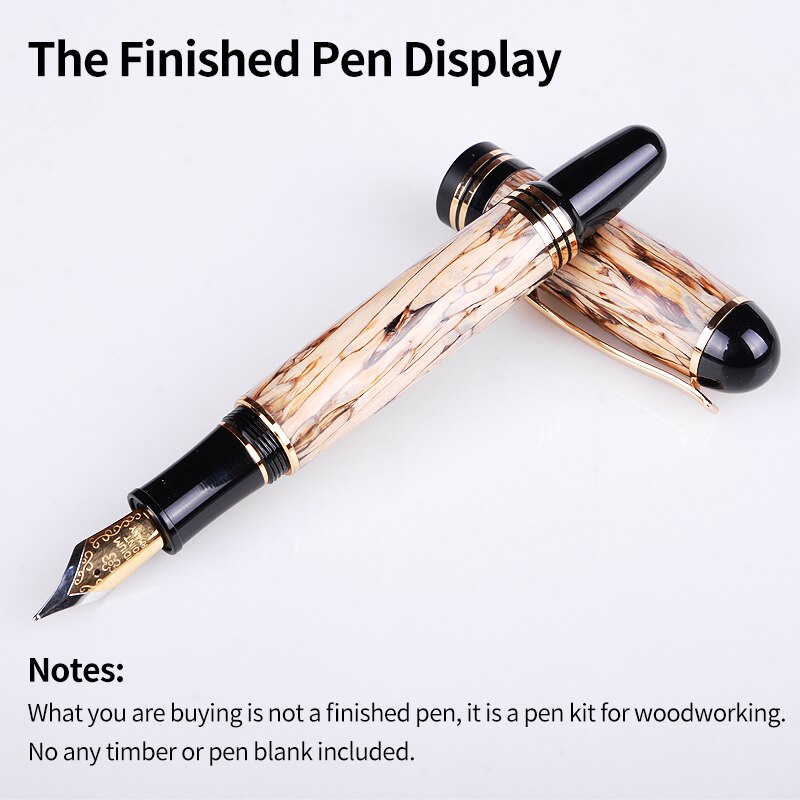 Churchill Fountain Pen Kit Chrome Plating Diy Accessories for Woodturning Pen Kits for Woodworking