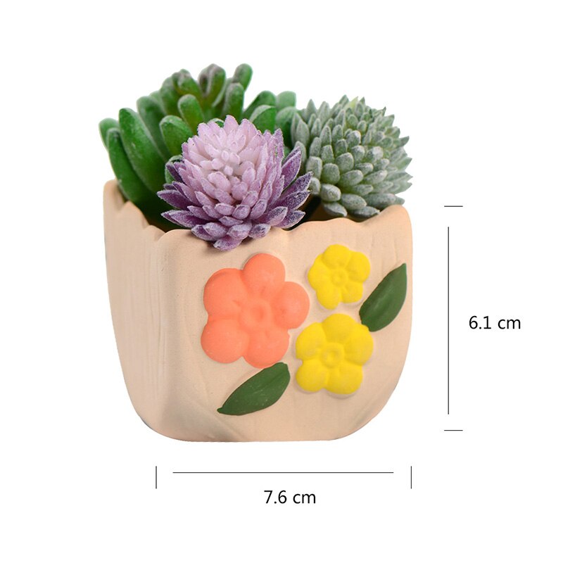 Nicole Beton Mallen Bloempot Mal Voor Succulenten Handgemaakte Cement Pen Holder Tool: SH0319
