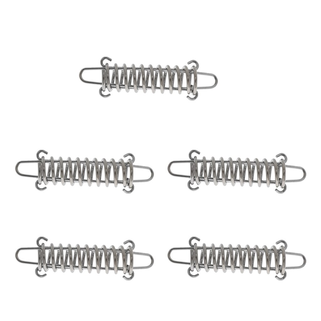 Camping Tent Voorjaar Gesp Set, 5 Stuks Heavy Duty Rvs Luifel Touw Spanner, Voor Dekzeilen, tenten, Luifels, Luifels
