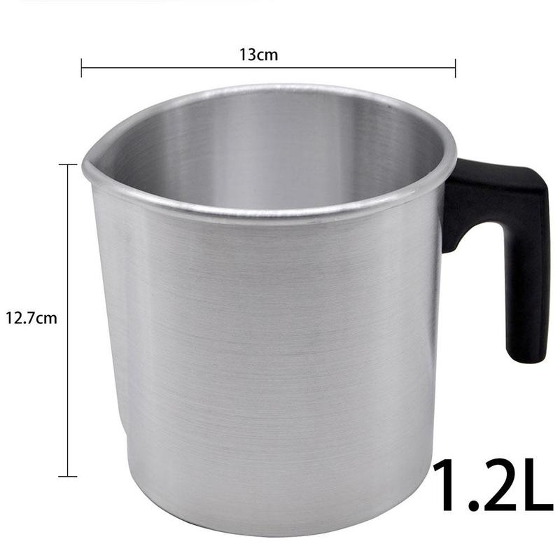 1.2l stearinlys smeltedigel voks smeltende kop voks smelter til hjemmelavet hældning stearinlys potte pot opbevar lys diy  z8 z 2