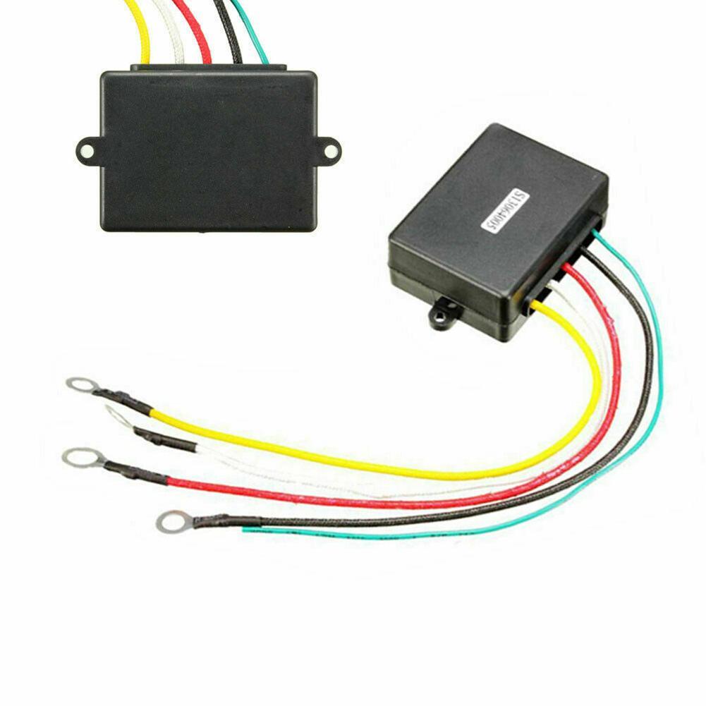 12V Car Wireless Winch Electric Remote Control Manual Transmitter Set Truck SUV Vehicle Trailer Kit Handset Switch Controller