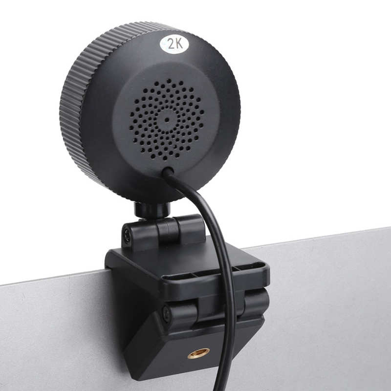 Computer Camera Computer Camera with Microphone for Live Recording Touch Dimming Webcam W20 2K Full HD Camera with Microphone