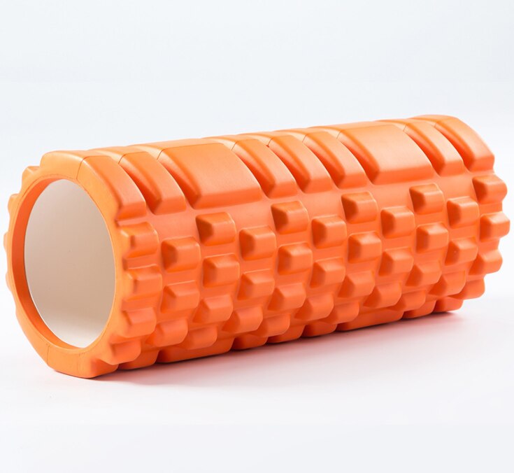 33cm Yogablock - Pilates Skumrulle för Träning och Muskelmassage: Orange