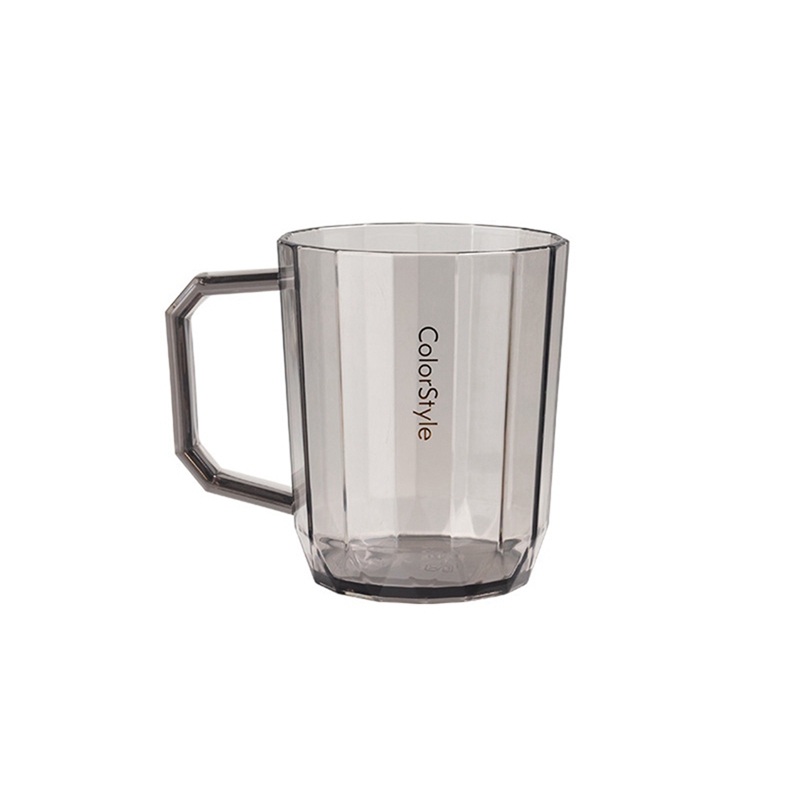 Simple Striped Bathroom Tumblers Plastic Mouthwash Cup Coffee Tea Water Mug Home Travel Toothbrush Holder Cup Drinkware Tools: H2